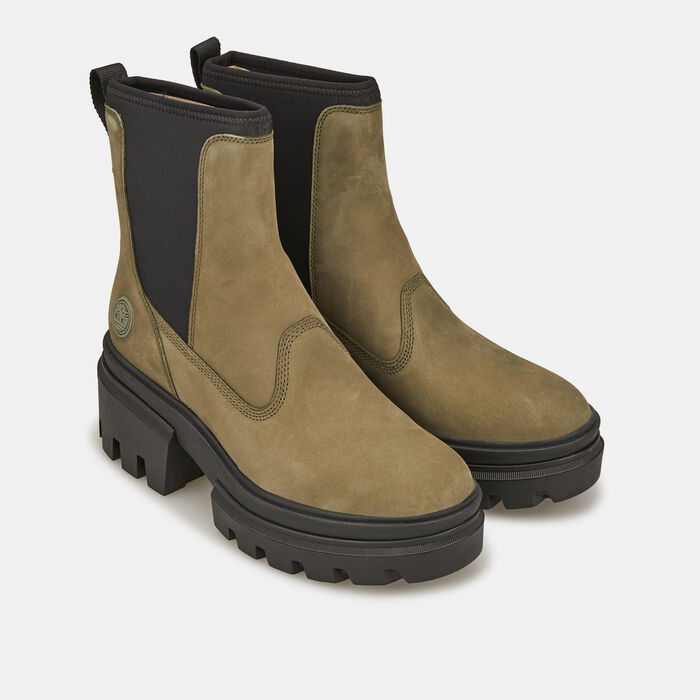 Timberland Women's Everleigh Boot Chelsea Boot Green image number 1