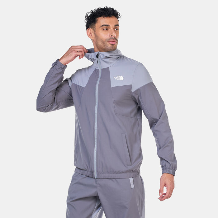 The North Face Men's Mountain Athletics Wind Full-Zip Hoodie Grey The North Face Men's Mountain Athletics Wind Full-Zip Hoodie Grey image number 0