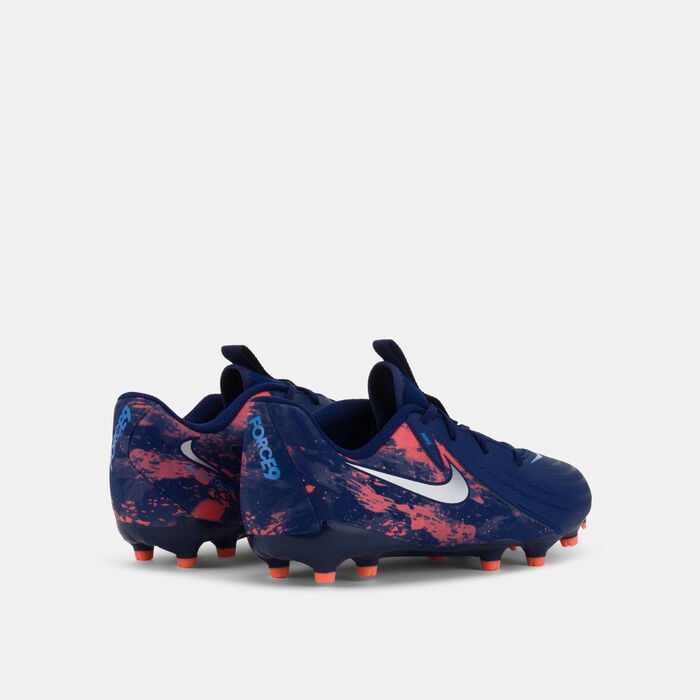 Nike Kids' Phantom GX 2 Academy Football Shoes Blue Nike Kids' Phantom GX 2 Academy Football Shoes Blue image number 2