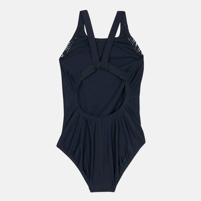 Nike Swim Kids' Fastback One-Piece Swimsuit Black image number 1