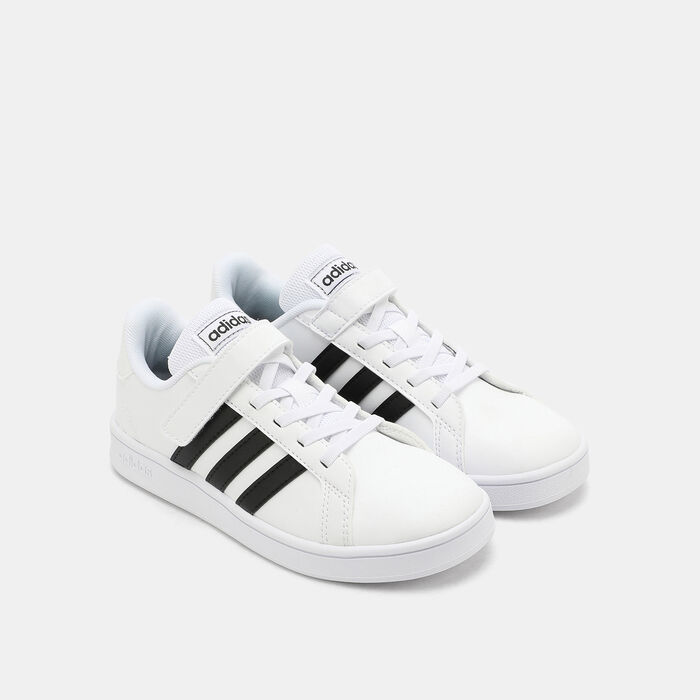 adidas Kids' Grand Court Shoe (Younger Kids) White adidas Kids' Grand Court Shoe (Younger Kids) White image number 1
