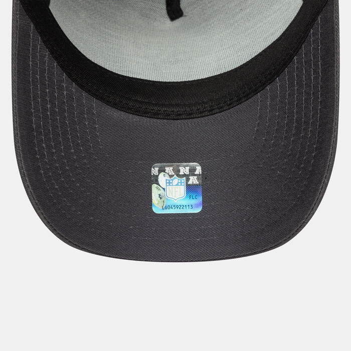 New Era Men's NFL Las Vegas Raiders E-Frame Cap Grey New Era Men's NFL Las Vegas Raiders E-Frame Cap Grey image number 4