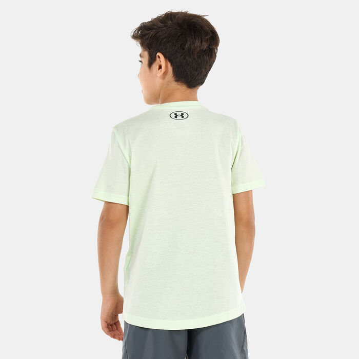 Under Armour Kids' Project Rock Brahman T-Shirt Green Under Armour Kids' Project Rock Brahman T-Shirt Green image number 1