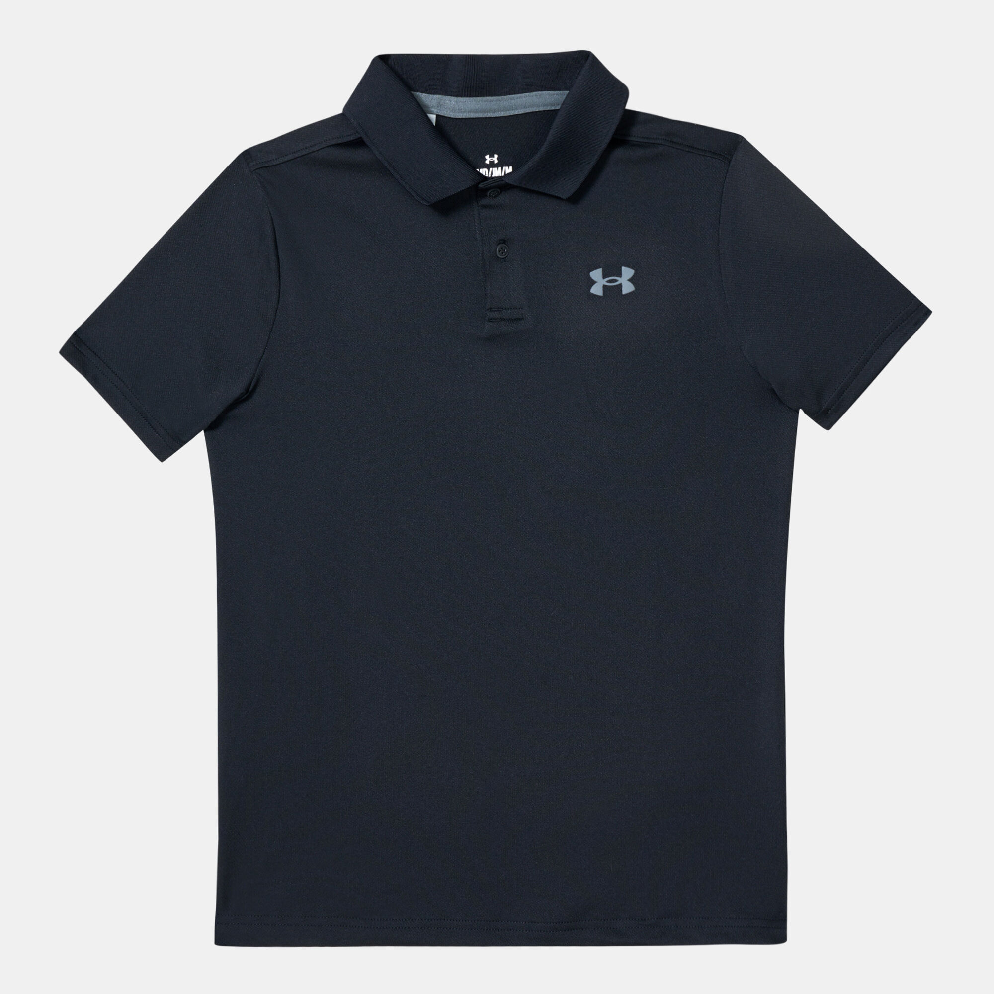 Kids Matchplay Golf Polo Shirt Black Under Armour in KSA SSS