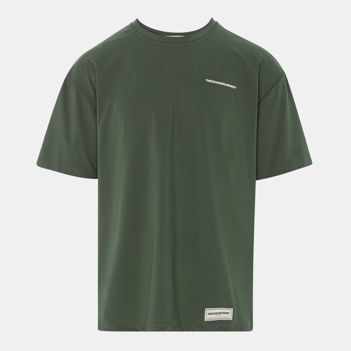 The Giving Movement Men's Global Print T-Shirt Green The Giving Movement Men's Global Print T-Shirt Green image number 0
