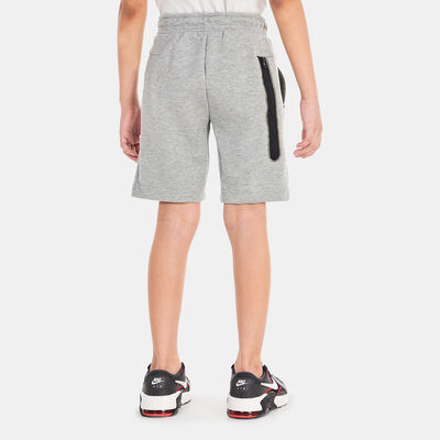 Nike Kids' Tech Fleece Shorts Grey