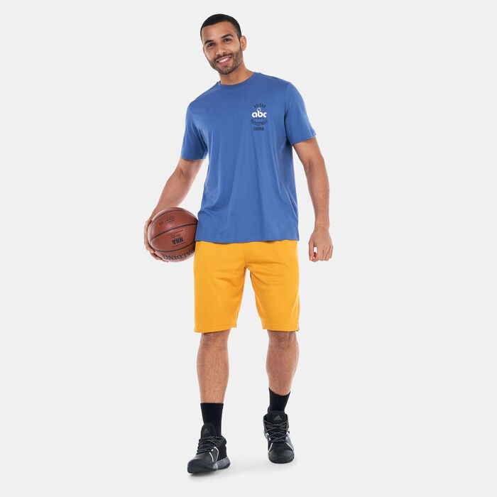 adidas Men's Summer Camp Story Basketball T-Shirt Blue adidas Men's Summer Camp Story Basketball T-Shirt Blue image number 2