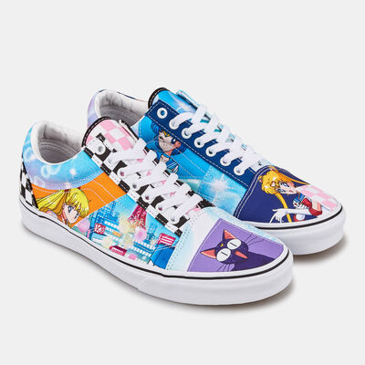 Vans Pretty Guardian Sailor Moon Patchwork Old Skool Unisex Shoe Multi-Color Vans Pretty Guardian Sailor Moon Patchwork Old Skool Unisex Shoe Multi-Color