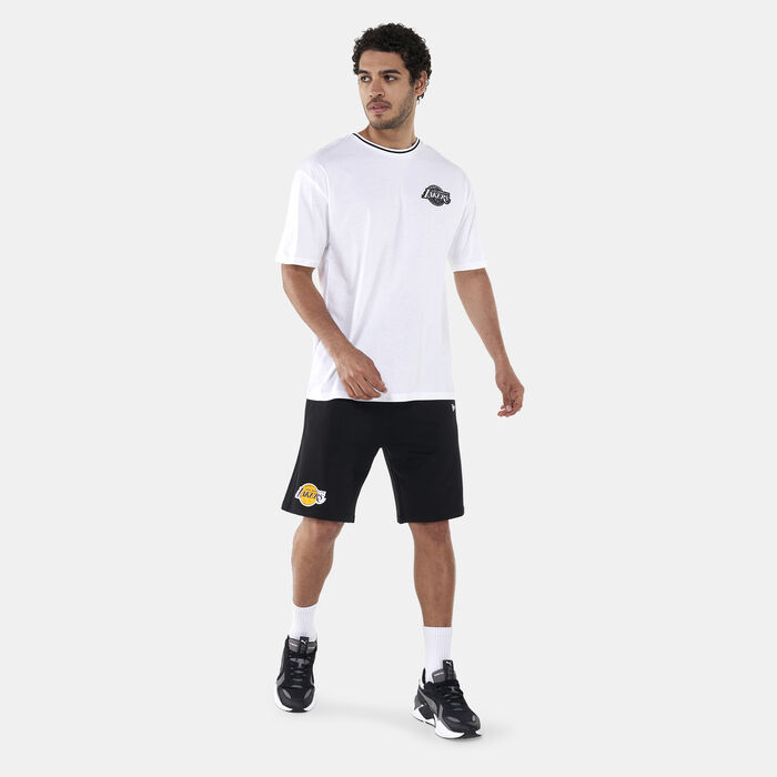 New Era Men's NBA LA Lakers Team Logo Shorts Black New Era Men's NBA LA Lakers Team Logo Shorts Black image number 2