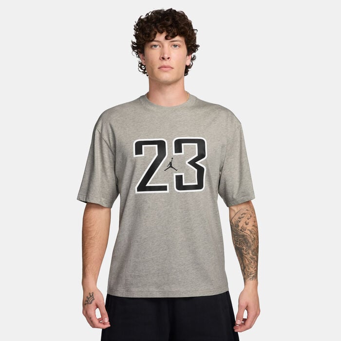 Jordan Men's Brooklyn 23 T-Shirt Grey Jordan Men's Brooklyn 23 T-Shirt Grey image number 0