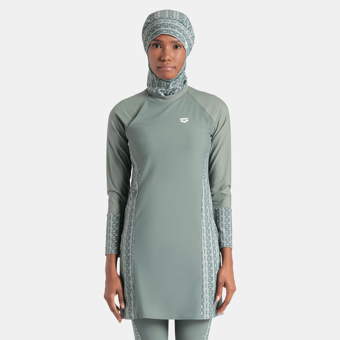 Arena Women's Modesty Swimming Tunic Multi-Color Arena Women's Modesty Swimming Tunic Multi-Color image number 0