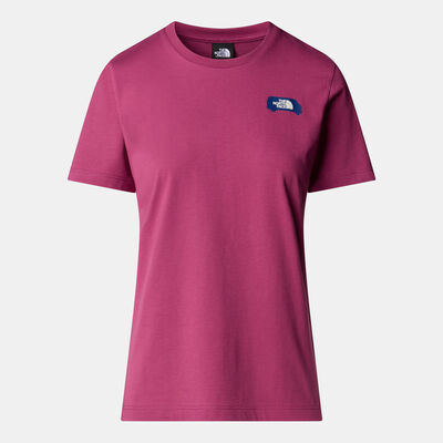 The North Face Women's Graphic T-Shirt Purple The North Face Women's Graphic T-Shirt Purple