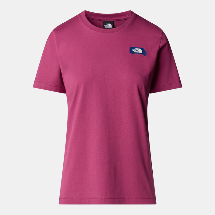 The North Face Women's Graphic T-Shirt Purple The North Face Women's Graphic T-Shirt Purple image number 0