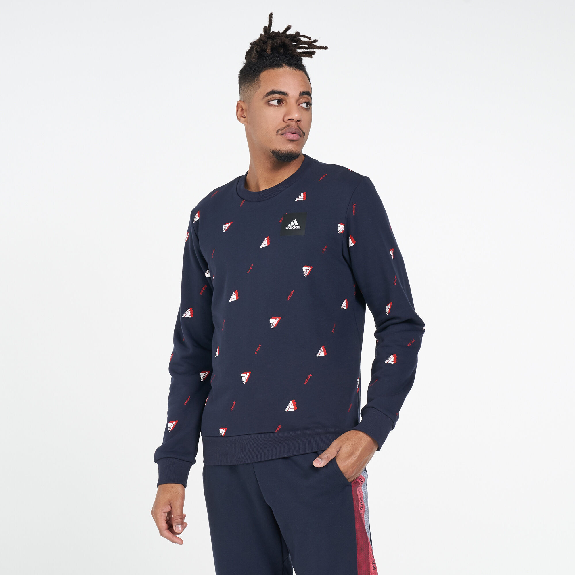Must haves graphic crew sweatshirt clearance