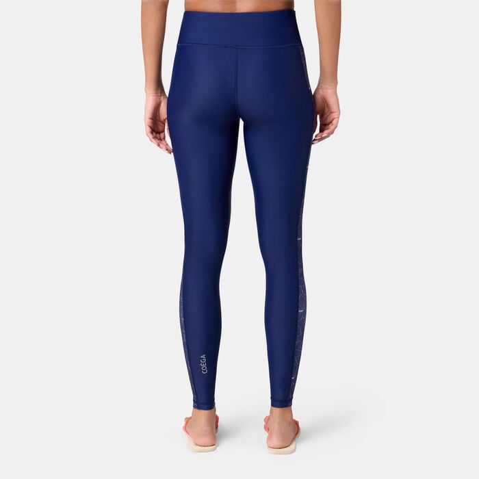 COEGA Women's Swimming Leggings Blue COEGA Women's Swimming Leggings Blue image number 1