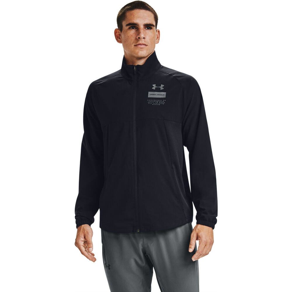 Buy Under Armour Men s UA Summer Woven Full Zip Jacket Black in