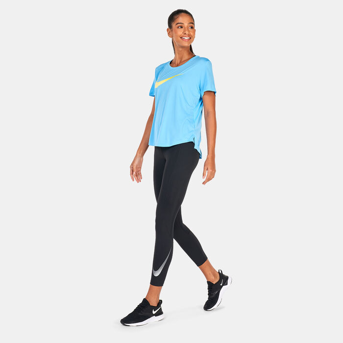 Nike Women's Dri-FIT Sportswear 7/8 Leggings Black Nike Women's Dri-FIT Sportswear 7/8 Leggings Black image number 2