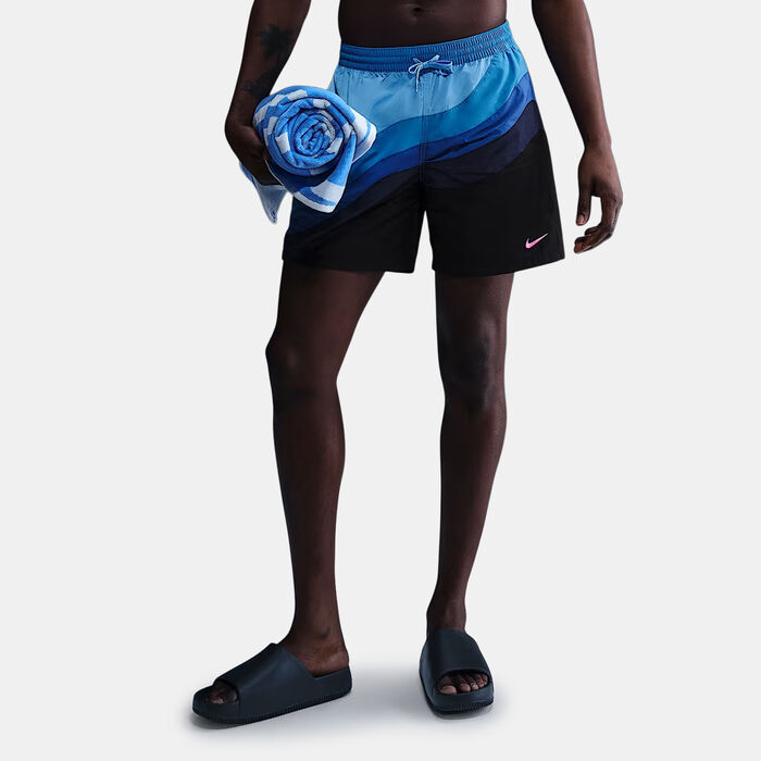 Nike Swim Men's Volley Swimming Shorts Blue Nike Swim Men's Volley Swimming Shorts Blue image number 0