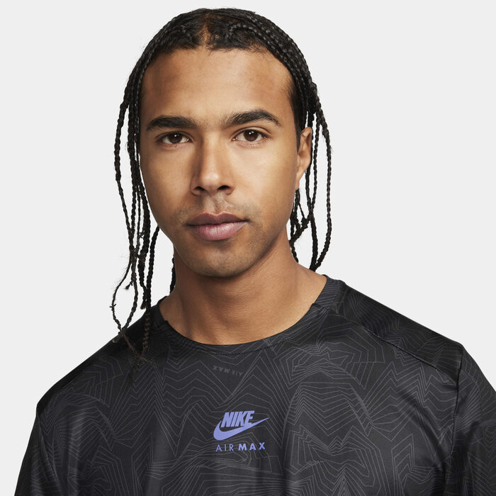 Nike Men's Air Max Dri-FIT T-Shirt Black Nike Men's Air Max Dri-FIT T-Shirt Black image number 2