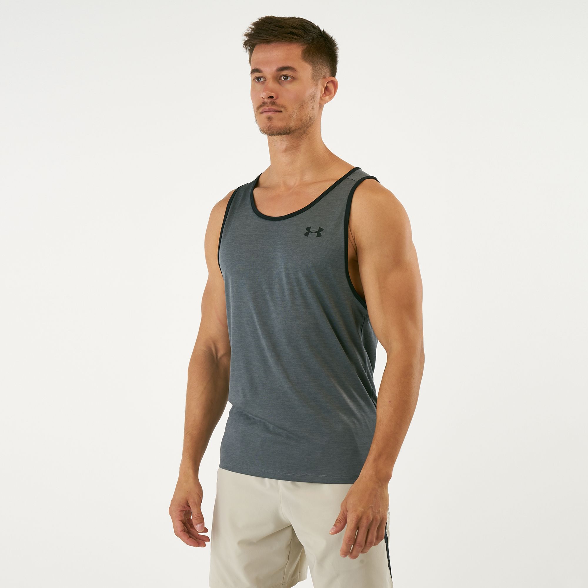 Buy Under Armour Men s Tech 2.0 Tank Top Grey in KSA SSS