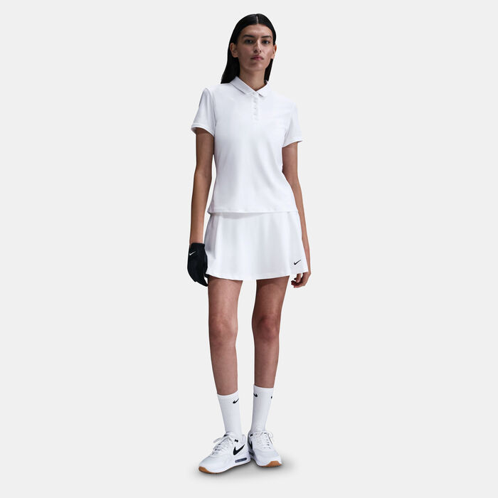 Nike Golf Women's Victory Dri-FIT Sleeveless Polo Shirt White Nike Golf Women's Victory Dri-FIT Sleeveless Polo Shirt White image number 2