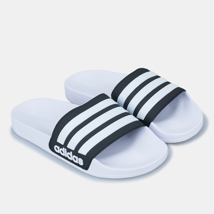 adidas Men's Adilette Shower Slides White image number 0