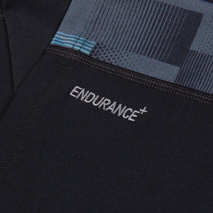Speedo Mens Endurance+ Splice Swimming Rashguard Black image number 4