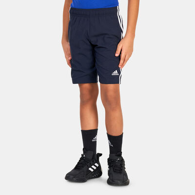 adidas Kids' Essentials 3-Stripes Shorts Blue adidas Kids' Essentials 3-Stripes Shorts Blue