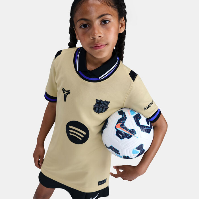 Nike Kids' FC Barcelona 25/26 Away Replica Football Jersey yellow Nike Kids' FC Barcelona 25/26 Away Replica Football Jersey yellow image number 5