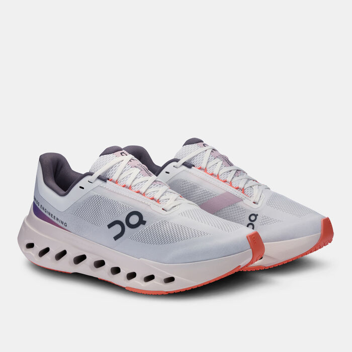 On Women's Cloudsurfer Next Running Shoes White On Women's Cloudsurfer Next Running Shoes White image number 1