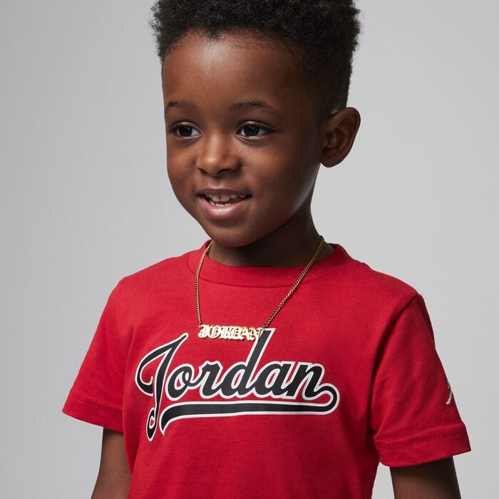 Jordan Kids' MJ Flight MVP Mesh Shorts Set Red Jordan Kids' MJ Flight MVP Mesh Shorts Set Red image number 1