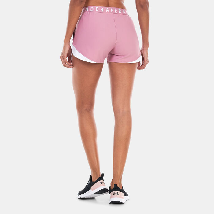 Under Armour Women's Play Up 3.0 Training Shorts Pink image number 1