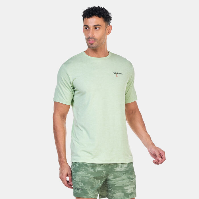 Columbia Men's Kwick Hike Graphic T-Shirt Green image number 0