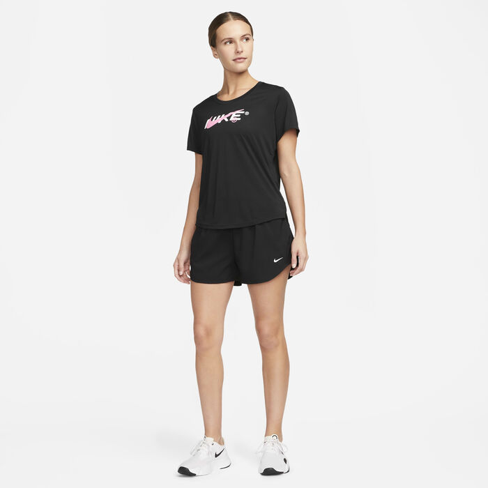 Nike Women's Dri-FIT One Ultra High-Waisted Shorts Black Nike Women's Dri-FIT One Ultra High-Waisted Shorts Black image number 5