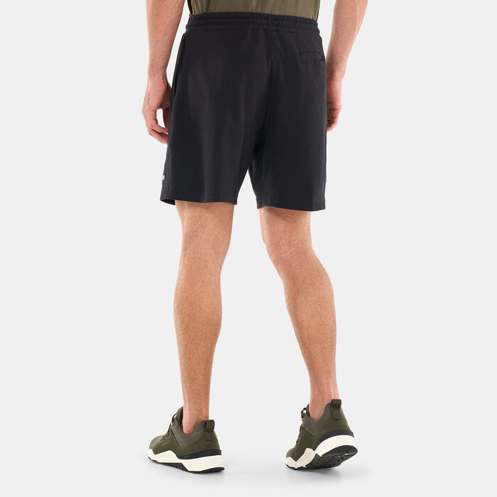 Timberland Men's Woven Badge Sweat Shorts Black image number 1