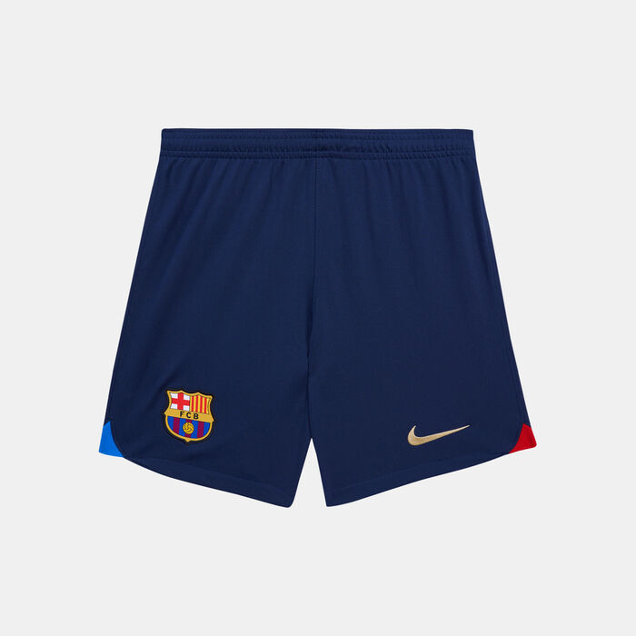 Nike Kids' F.C. Barcelona Dri-FIT Stadium Home Football Shorts - 2022/23 (Older Kids) Blue Nike Kids' F.C. Barcelona Dri-FIT Stadium Home Football Shorts - 2022/23 (Older Kids) Blue image number 0