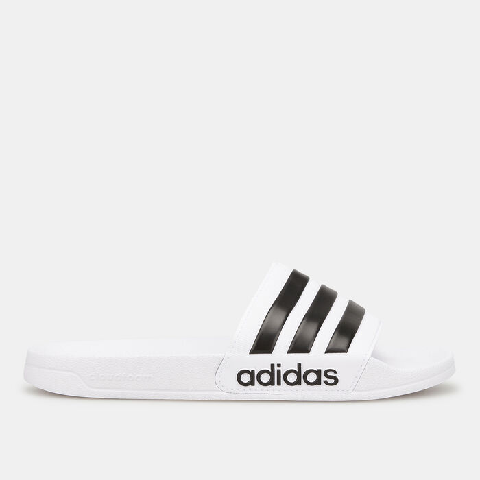 adidas Adilette Shower Slides White adidas Adilette Shower Slides White image number 1