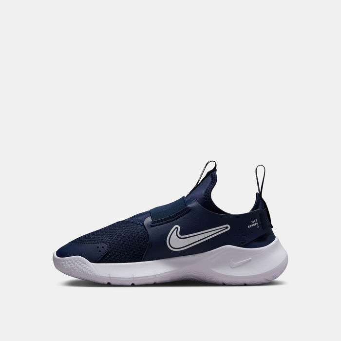 Nike Kids' Flex Runner 3 Road Running Shoes Blue Nike Kids' Flex Runner 3 Road Running Shoes Blue image number 2
