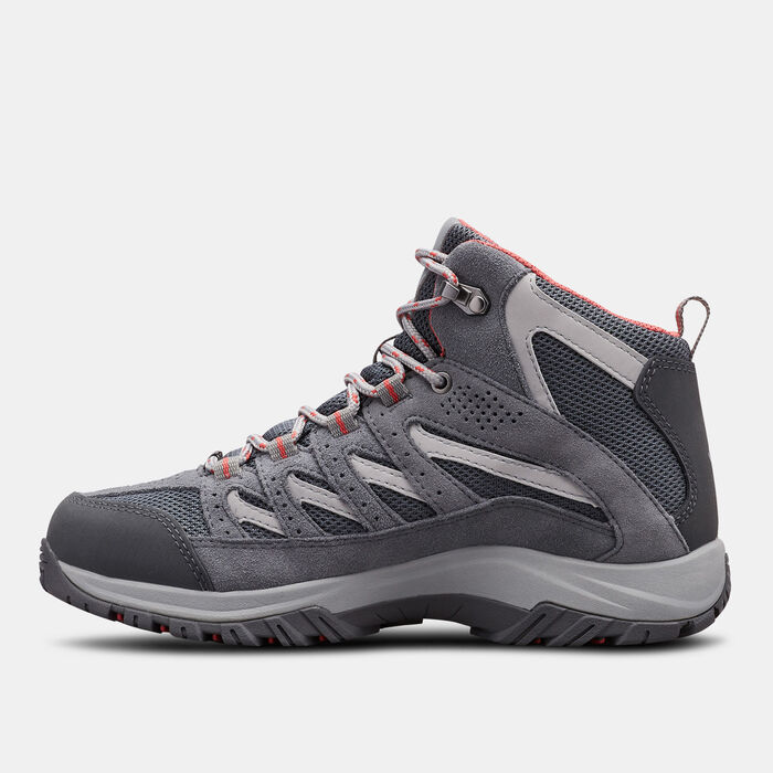 Columbia Women's Crestwood Mid Waterproof Hiking Boots Grey Columbia Women's Crestwood Mid Waterproof Hiking Boots Grey image number 2