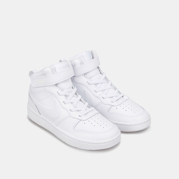 Nike Kids' Court Borough Mid 2 Shoe (Younger Kids) White Nike Kids' Court Borough Mid 2 Shoe (Younger Kids) White image number 1