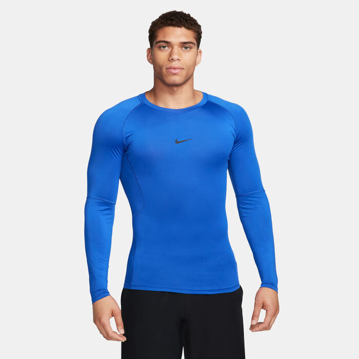 Nike Men's Pro Dri-FIT Training Top Blue Nike Men's Pro Dri-FIT Training Top Blue image number 0