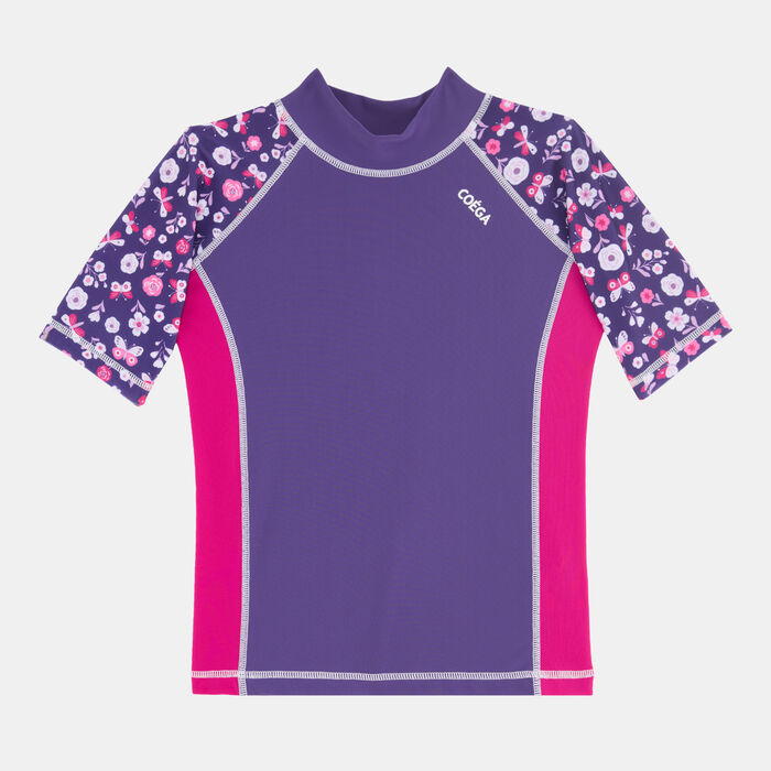 COEGA Kids' Swimming Rashguard Purple COEGA Kids' Swimming Rashguard Purple image number 0