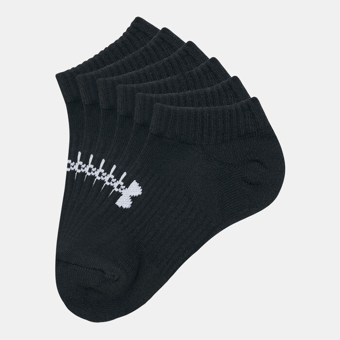 Under Armour Kids' UA Core NS Socks (3 pack) Black Under Armour Kids' UA Core NS Socks (3 pack) Black image number 0