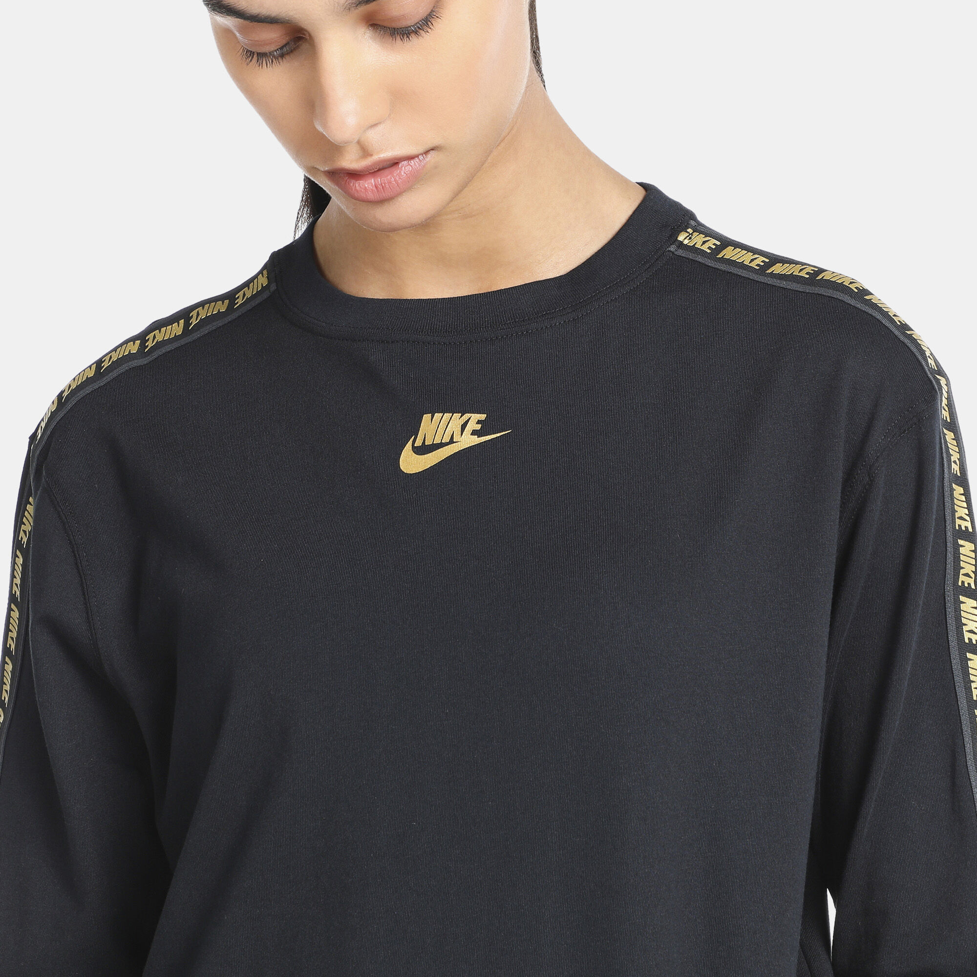 Nike new arrivals taped sweatshirt