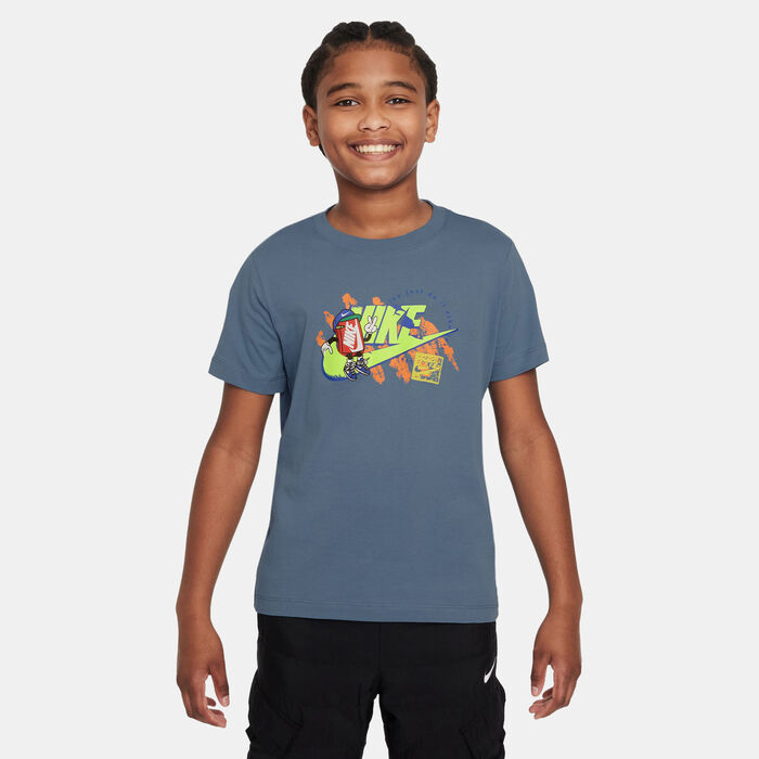 Nike Kids' Sportswear T-Shirt Blue Nike Kids' Sportswear T-Shirt Blue image number 0