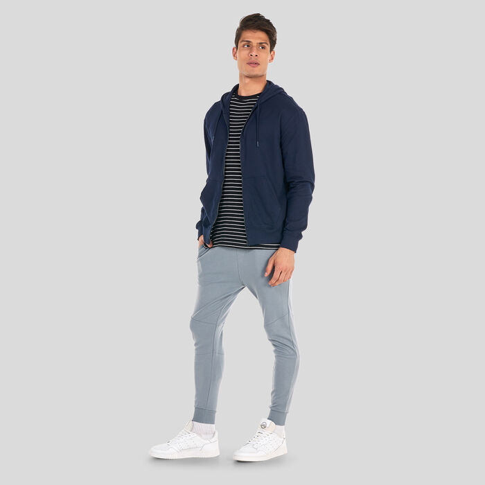Sun and Sand Sports Men's Zipper Hoodie Blue Sun and Sand Sports Men's Zipper Hoodie Blue image number 2