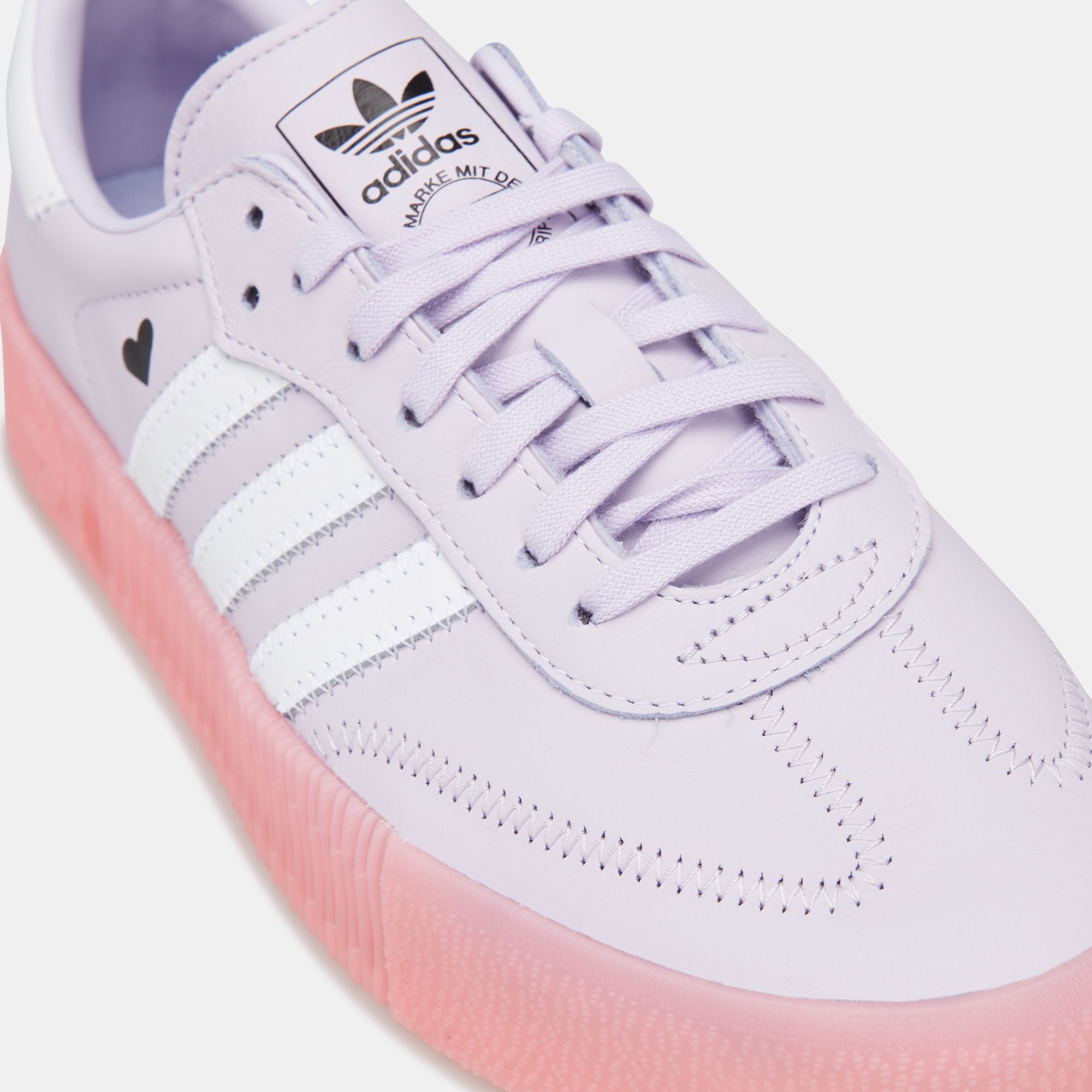 Womens adidas samba 2024 rose athletic shoe