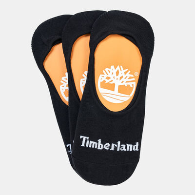 Timberland Men's Stratham Invisible Socks (3 Pack) Black