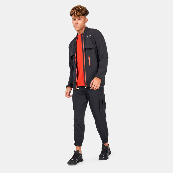 PUMA Men's FIRST MILE Running Jacket Black PUMA Men's FIRST MILE Running Jacket Black image number 2