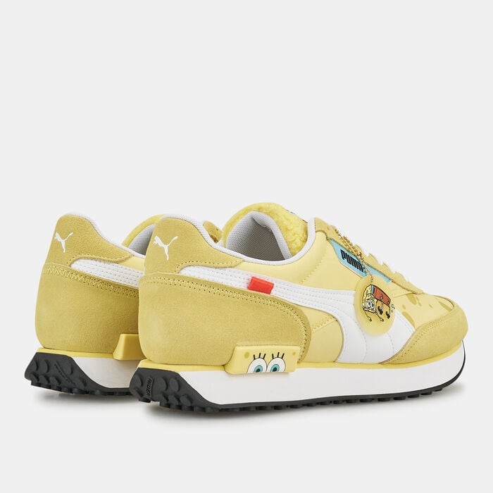 PUMA Men's x SPONGEBOB Future Rider Shoe yellow PUMA Men's x SPONGEBOB Future Rider Shoe yellow image number 2